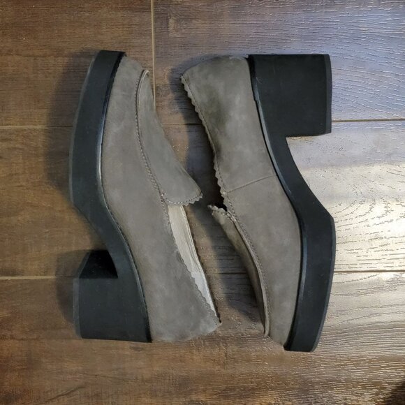 NEW Eileen Fisher Harria Loafers Women 8.5 Business Casual Dark Academia Comfort - Picture 7 of 11